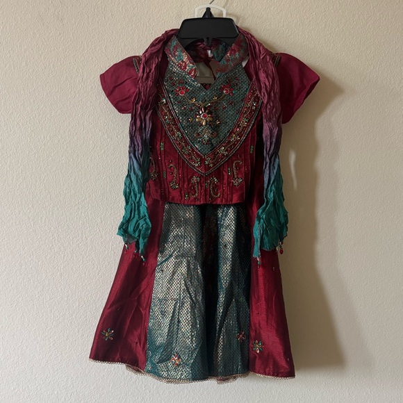 NWT Girls 4-piece Lengha Set Indian size 20 (2-3 years old) - Picture 1 of 10